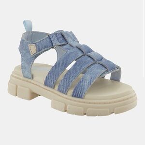 OshKosh B'gosh Light Blue Denim Strappy Sandals